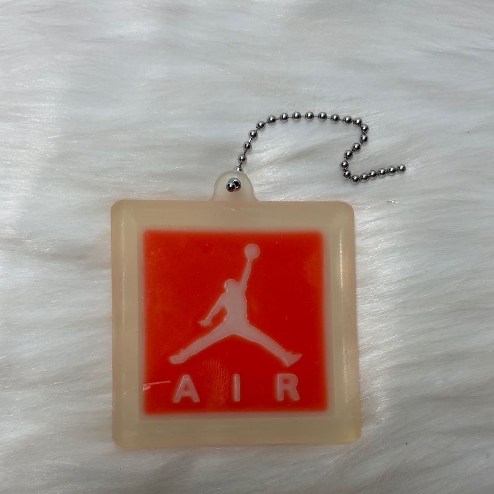 Nike Air Jordan Jumpman Orange/Red Cream Square Hang Tag